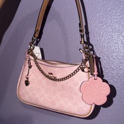 Coach Powder Pink Terri Shoulder Bag