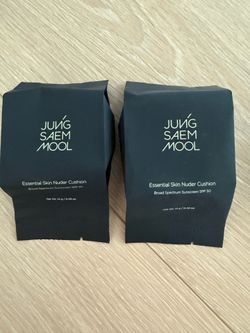 New Jung Saem Mool Essential Skin Nuder Cushion Refill SPF 50 Refill Light (Pack of 2)