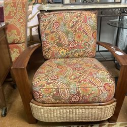 Wood And Cushion Chair