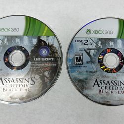 Assassin's Creed IV Black Flag (Xbox 360) 2 DISCS ONLY