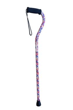 Aluminum Cane Butterfly Design Great Condition