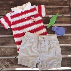Set of baby boys shorts & top