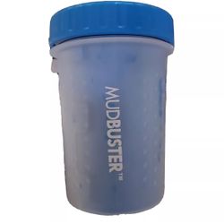 MudBuster Portable Dog Paw Cleaner, Medium, Blue