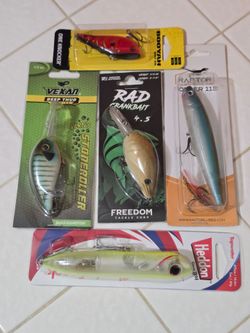 Lot of 5 New Fishing Lures