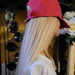 Cap With Attached Hair 