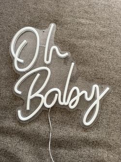 Oh Baby Neon Sign