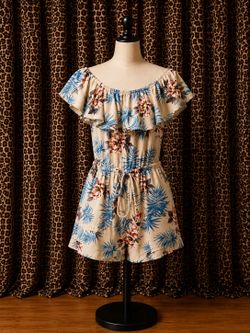 Adorable Size Small tropical Print Romper