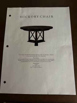 Designer branded Hickory Chair table from the Suzanne Kasper collection
