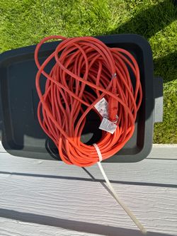 Heavy Duty Orange Outdoor Extension Cord