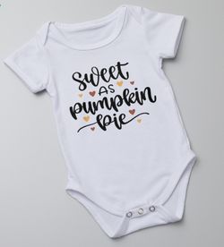 Sweet As Pumpkin Pie Baby Onesie 