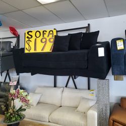 All Foam Sofa With Cupholders And Pull Out Matt