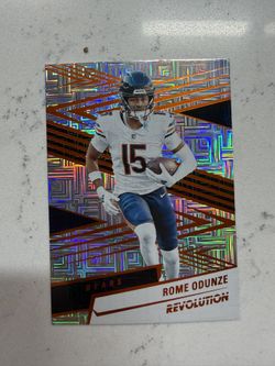 Rome Odunze [Orange Levels] #149 2025 Panini Revolution /299 Color Match 🔸