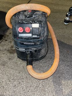 Metabo Wet/Dry Shop Vacuum with Hose – Heavy Duty