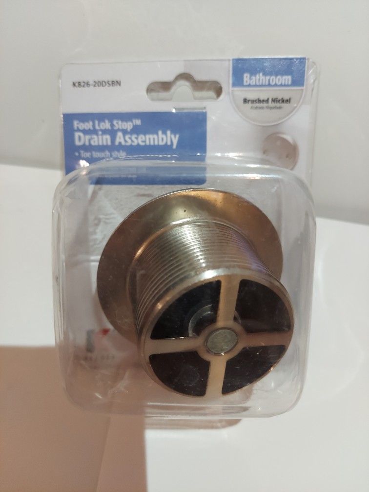 Foot Lock Stop Drain Assembly