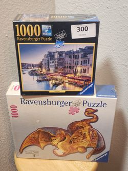 Two Sealed  Ravensburger Jigsaw  Puzzles (1000 PC)