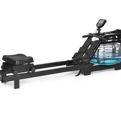 Black Metal Water Rower Rowing machine 