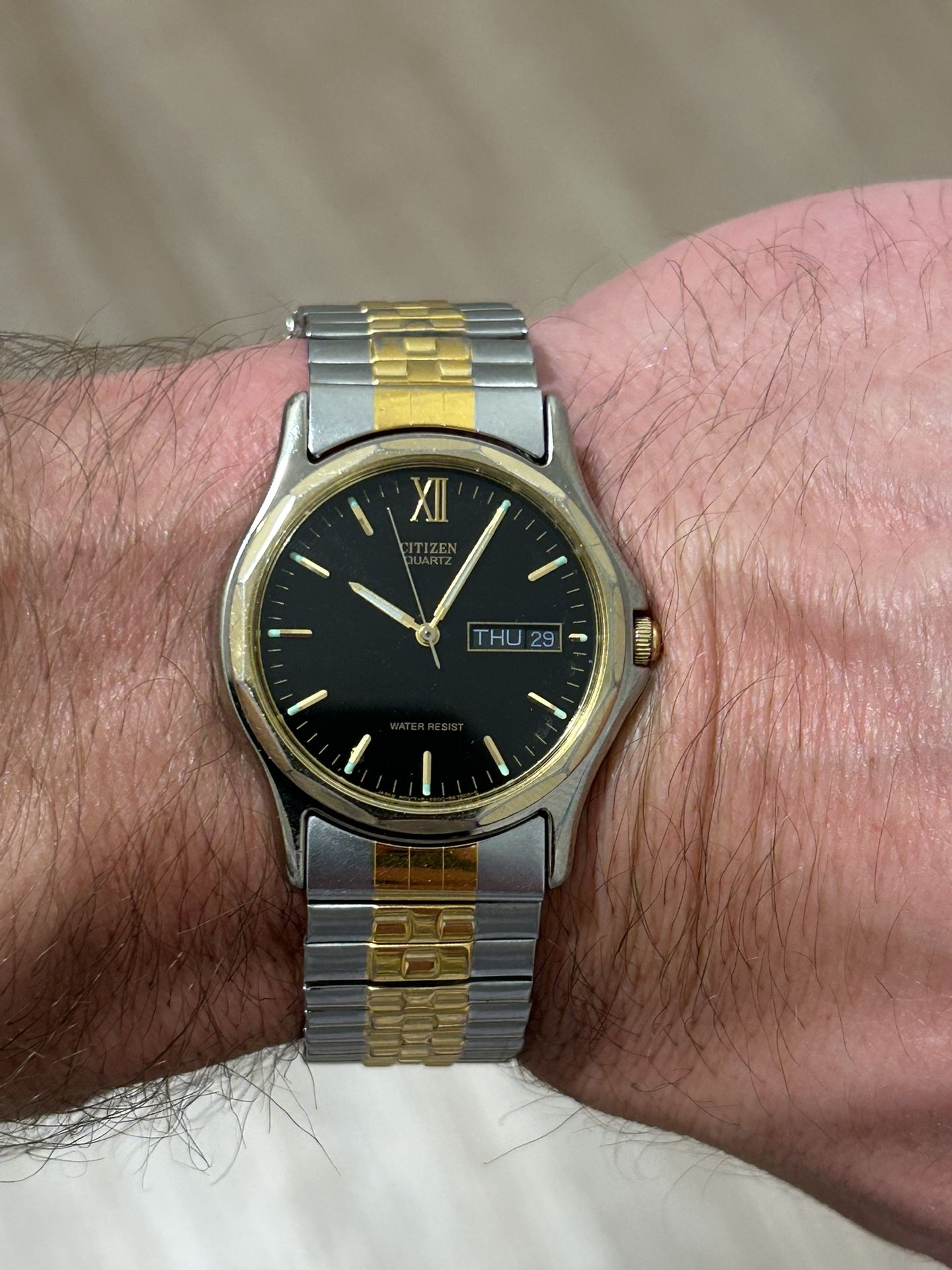 Vintage Citizen 2-tone Gold And Silver Watch