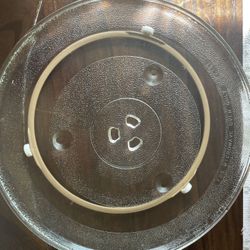12” Microwave Glass Replacement W/ Plastic Roller