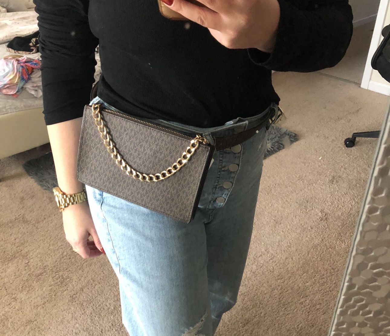 New Micheal Kors Waist Bag Size:L/XL