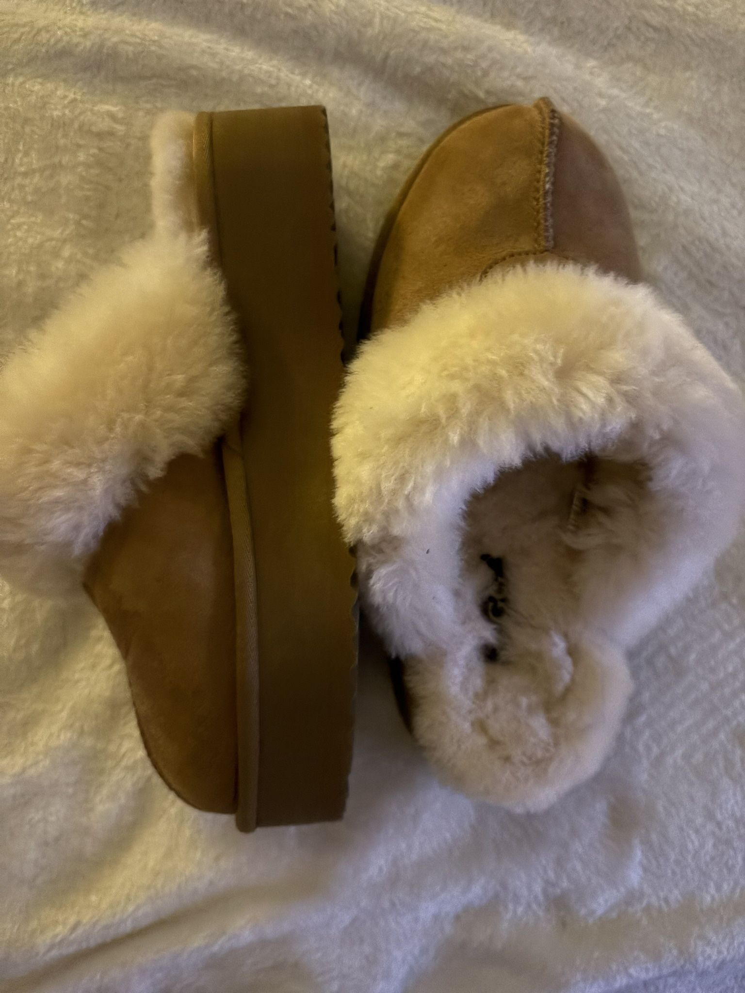 Platform UGG Slippers Size 6