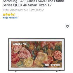 2024 Samsung 43” Frame TV