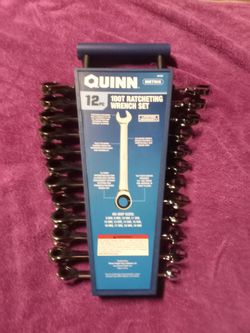Quinn 12pc  100T Ratcheting wrench set