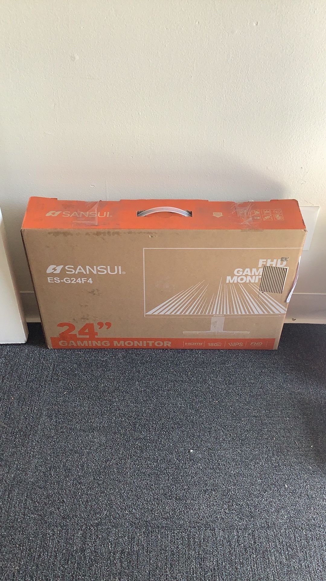 SANSUI 24 Inch Gaming Monitor 180Hz, DP 1.4 & HDMI 2.0 Ports High Refresh Rate Computer Monitor, Racing FPS RTS Modes, 1ms Response Time 110% sRGB (ES