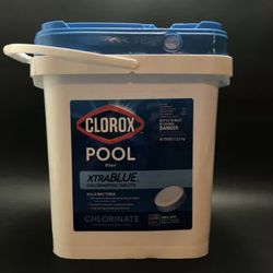 Clorox Pool and Spa Xtra Blue 3 inch Long-Lasting Chlorinating Tablets - 12Lbs