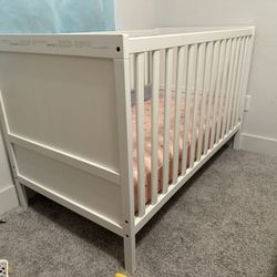 IKEA Crib With Mattress 