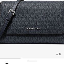 Michael Kors Medium Signature Logo Convertible Crossbody Bag