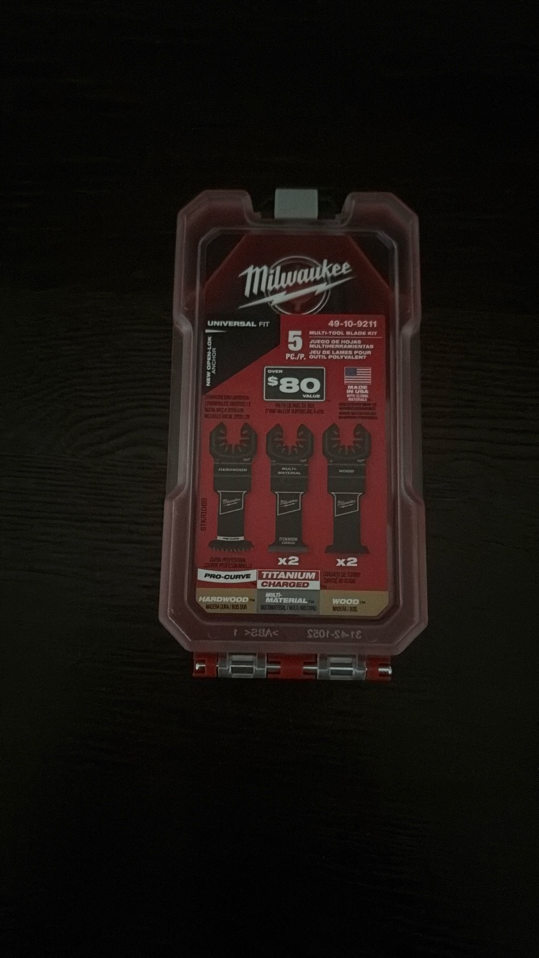 Milwaukee 5 Multi Tool Blade Kit
