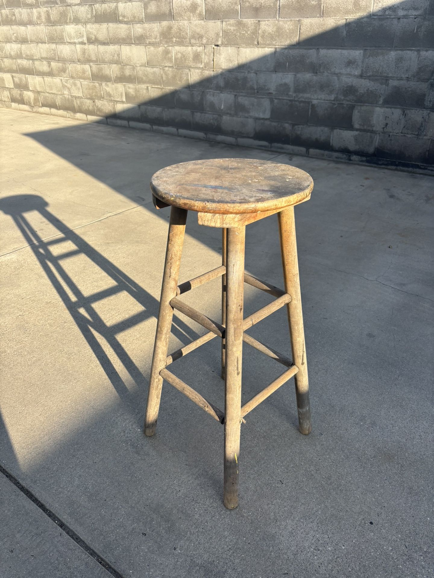 Wood Stool