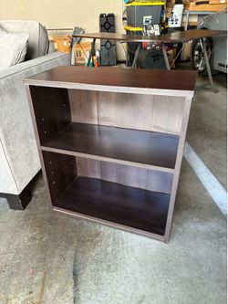 Black bookshelf