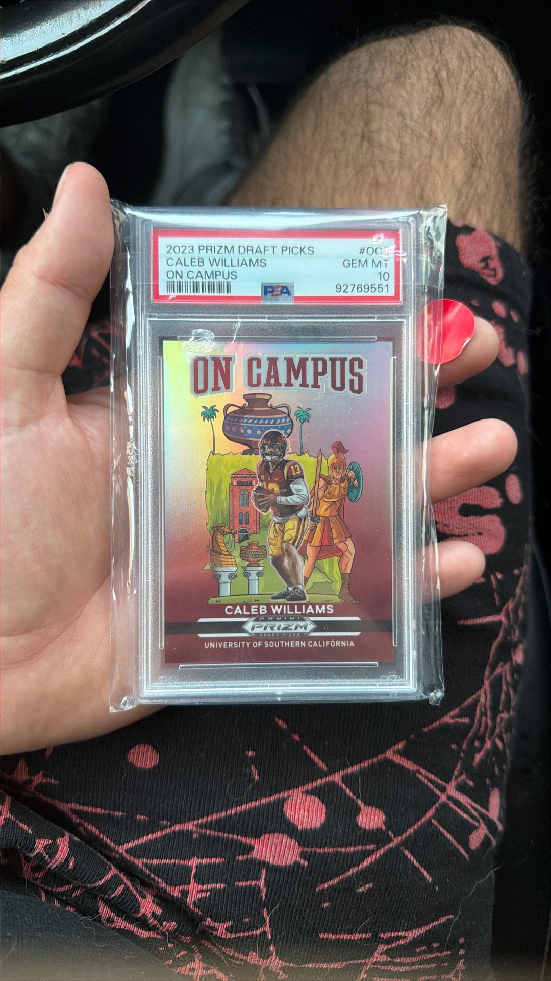 2023 Prizm Draft Picks Caleb Williams On Campus RC