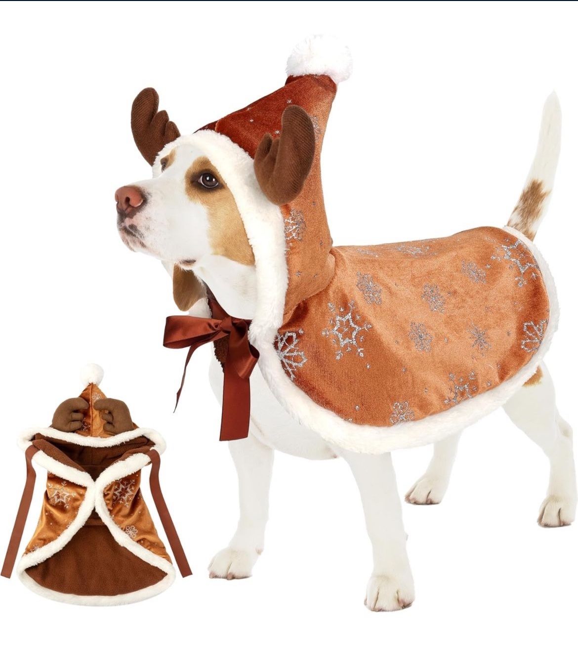 Reindeer Dog Costume Size Medium