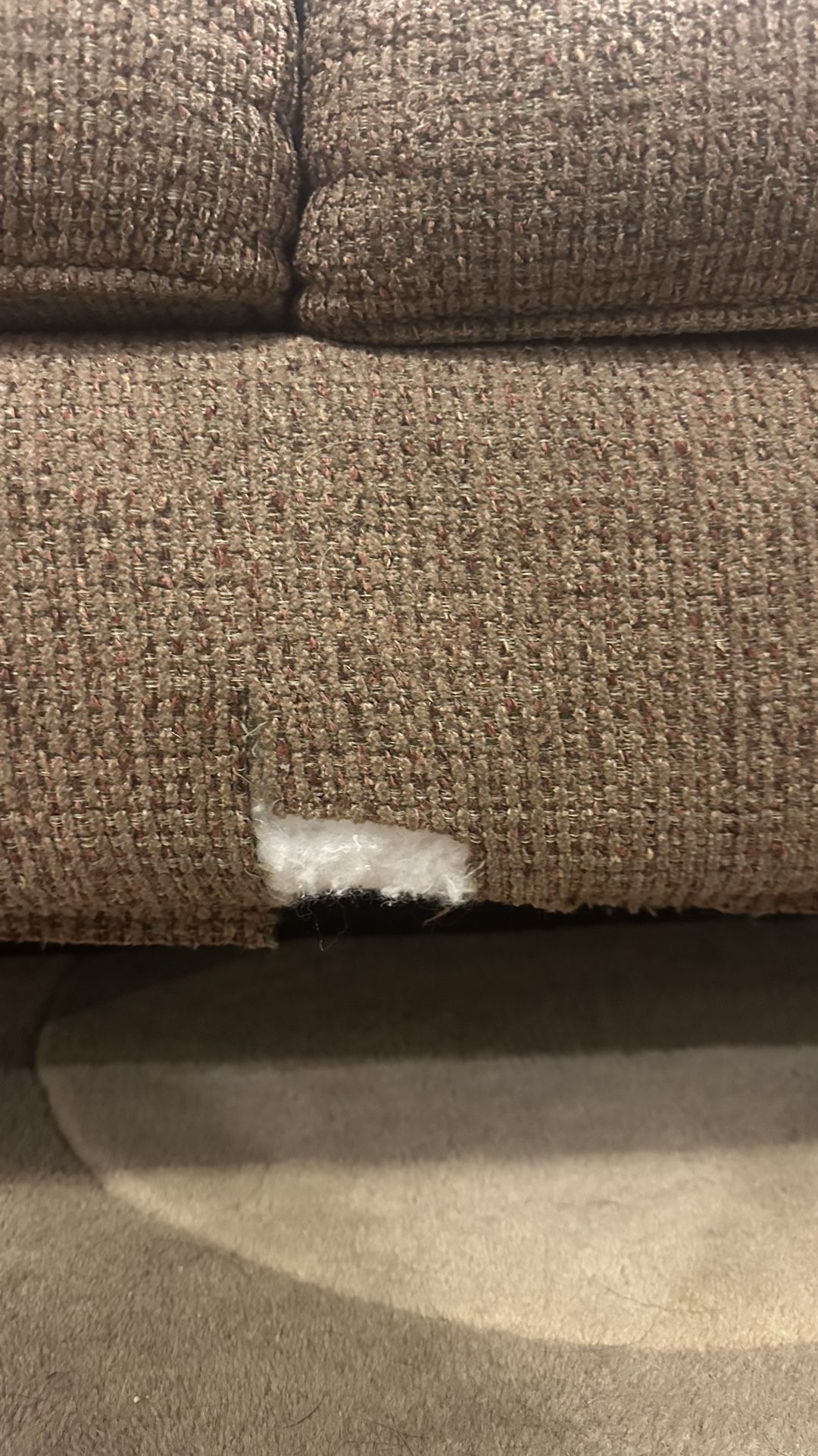 Comfy Couch & Throw Pillows Home & Garden