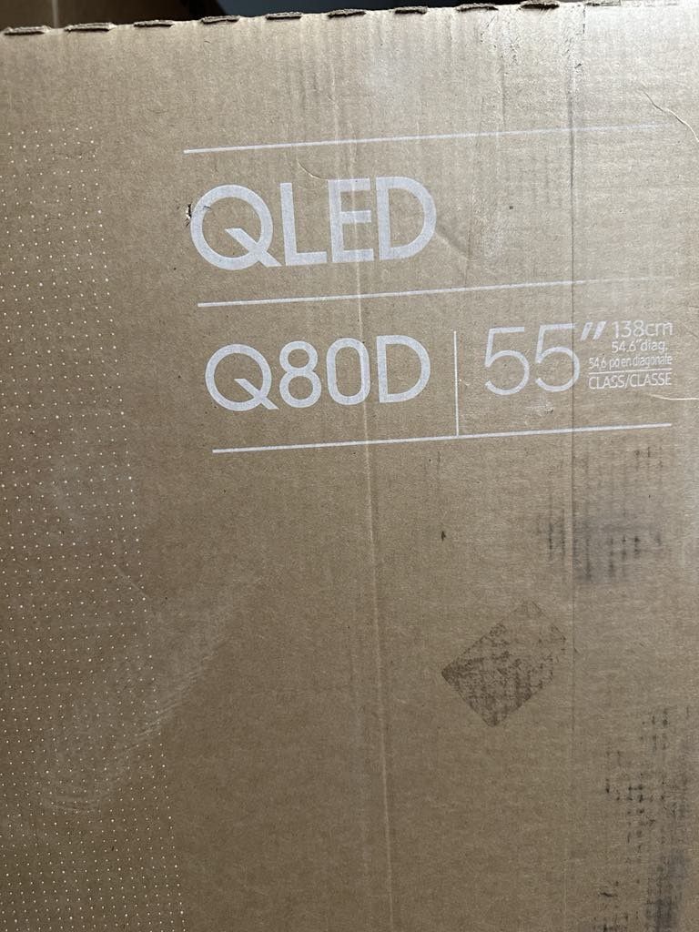 SAMSUNG 55-Inch Class QLED 4K Q80D Series Quantum HDR+ Smart TV w/Dolby Atmos, Object Tracking Sound Lite, Direct Full Array, Motion Xcelerator, Alexa