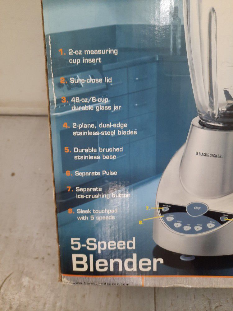 Black Decker Blender Brushed Stainless Series $25 Obo for Sale in