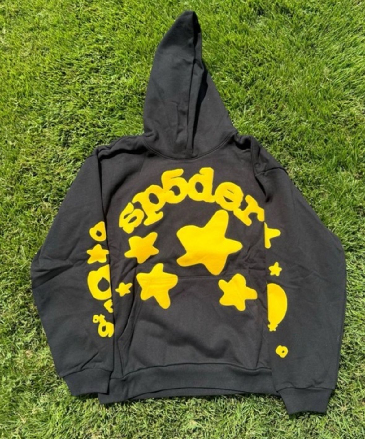 Black And Yellow Beluga Spider Hoodie