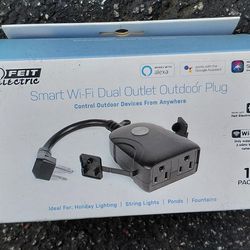 Dual Outlet Outdoor Plug 3R