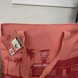 Trader Joe’s Peach Insulated Bag.