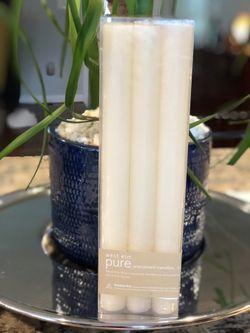 WEST ELM PURE UNSCENTED 10” CANDLES 🕯