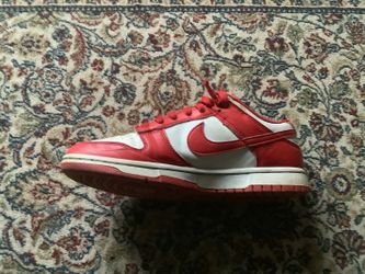 Nike Dunk Low Red/White Size 8.5 – Good Condition