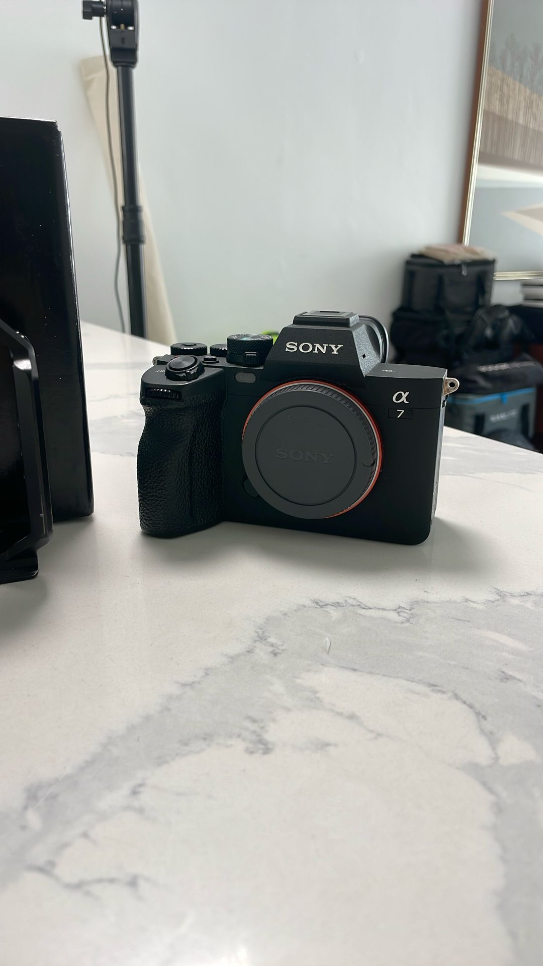 Sony A7iv With Box And Smallrig Cage.
