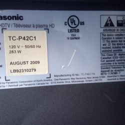 Panasonic TV 