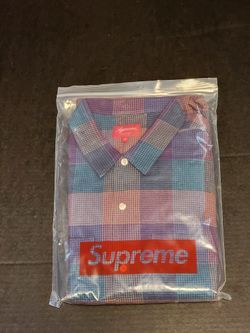Supreme Plaid Flannel Shirt (FW21) XL