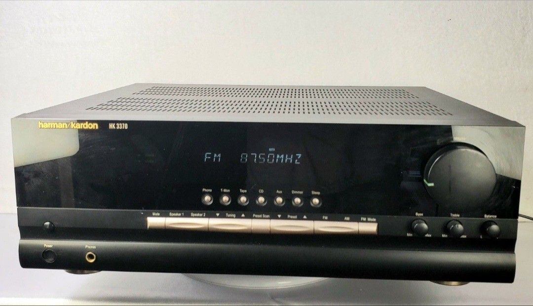 Harman/Kardon HK3370 AM/FM Stero Receiver Amplifier 70w+ Photo Input -HK 3370