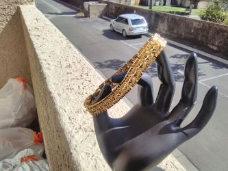 18k gold plated bracelet