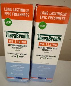 Therabreath toothpaste