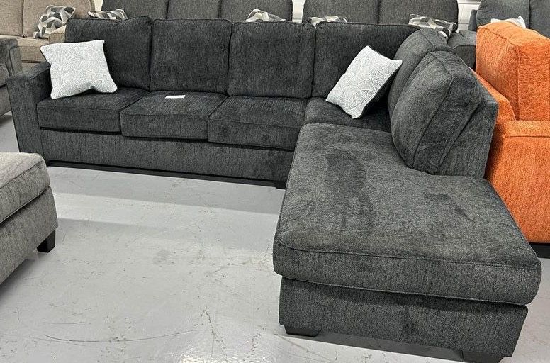 Gray L Shape Sectional